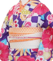 기모노 예시 레트로 모던