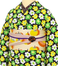 기모노 예시 레트로 모던